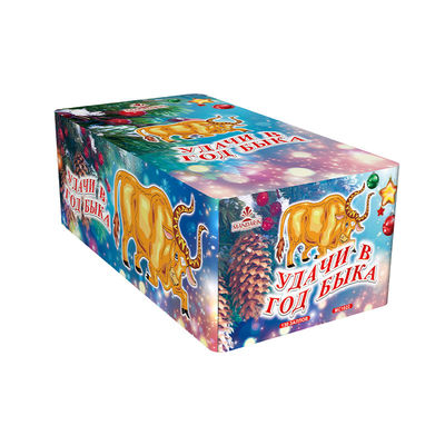 OEM 130 Shots Fireworks Cake Pyrotechnics For Wedding / Birthday