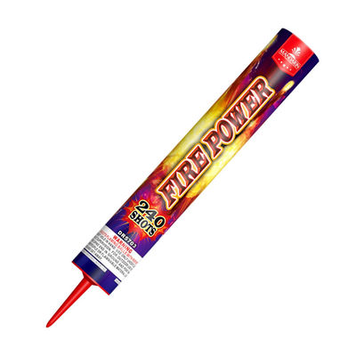 Customized 240 Shots Fire Power Mandarin Pyrotechnics For Festival