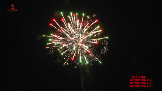 192 Shots Big Cake Fireworks For Christmas Occasion