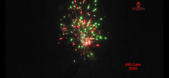 Chinese 49 Shots Consumer Cake Fireworks 350G With Special Effects