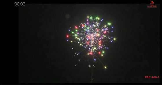 Liuyang Outdoor 100 Shots Salute Cake Fireworks CE Approved