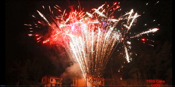 Mandarin 500G 156 Shots Consumer Cake Fireworks
