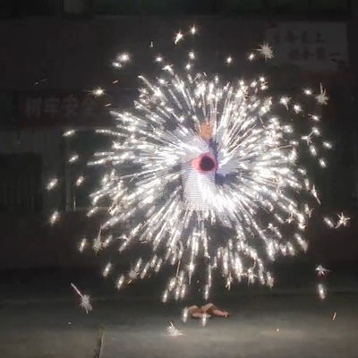 Christmas New Years Handheld Toy Fireworks Fountains Pyro Sparkler Hot Wheel Rotating