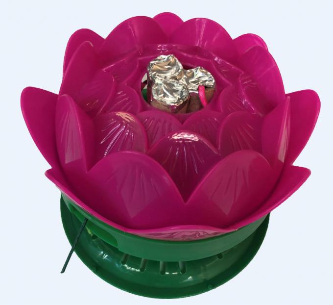 Beautiful Ground Spinning Lotus Fireworks / Birthday Toys Fireworks